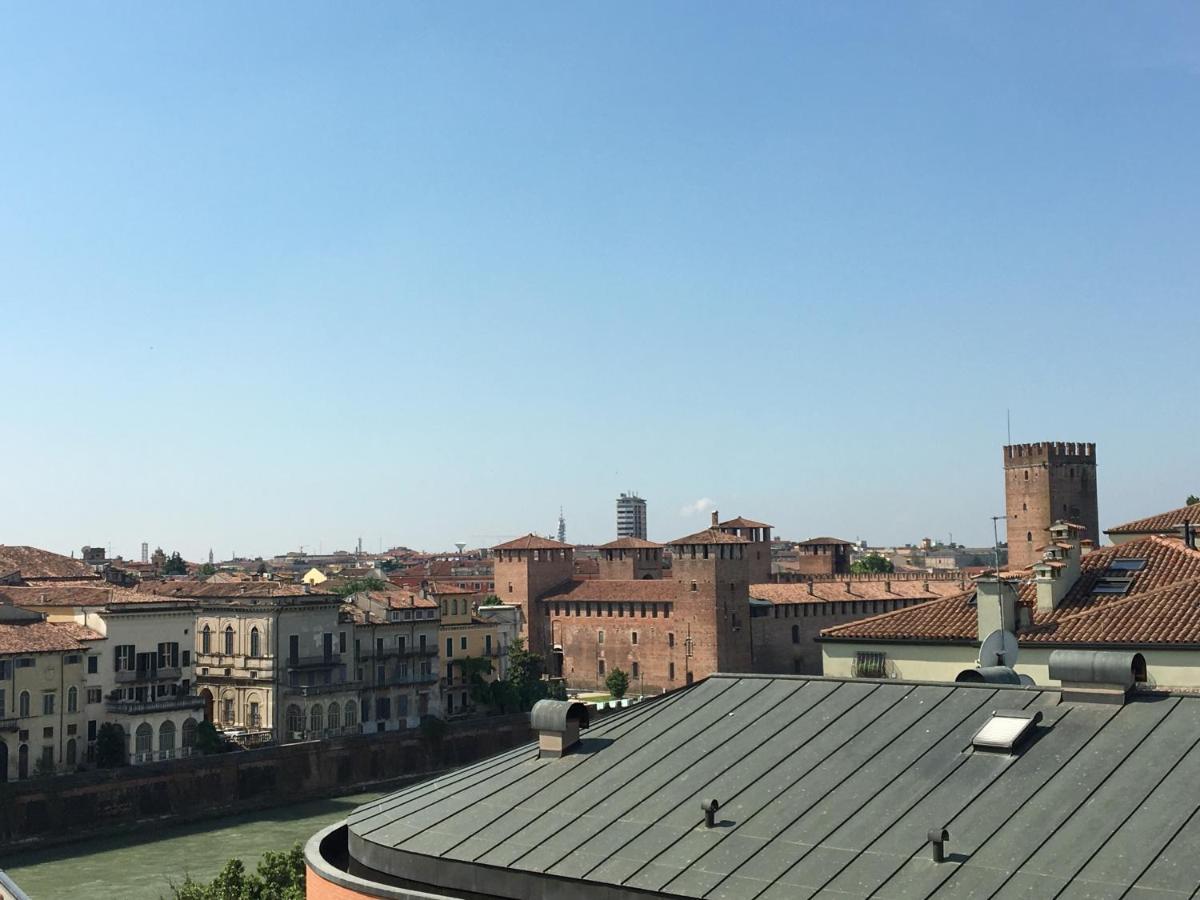 Adige Penthouse Aparthotel Verona Buitenkant foto